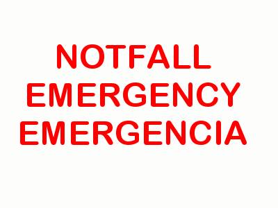 EMERGENCY CALL and other TELEPHONE NUMBERS